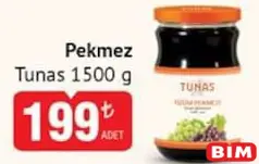 TUNAS PEKMEZ 1500 G fiyat ve kampanya bilgisi